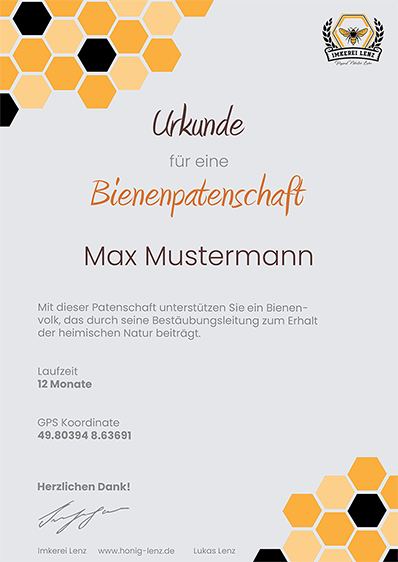 Bienennest auf einem Baum